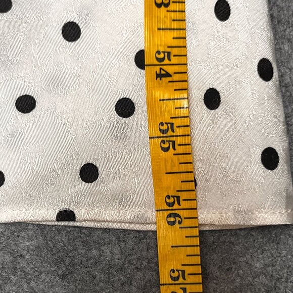 Rixo M Polka Dot Red Floral Ruffled Midi Slip Dress Adjust Spaghetti Strap Women - Picture 9 of 10